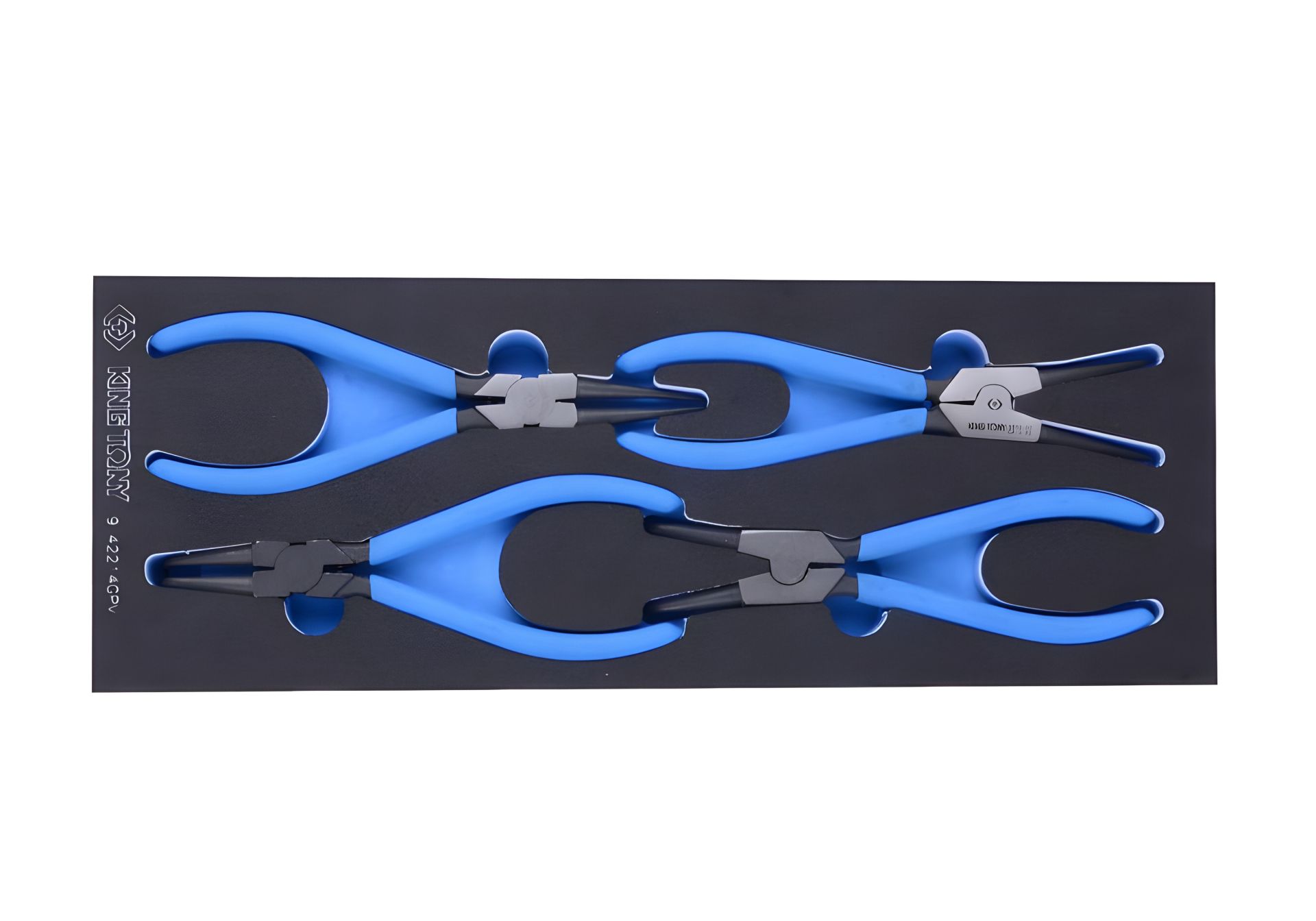 Набір знімачів стопорних кілець у ложементі, 4 шт., KING TONY 9-44214GPV Набір знімачів стопорних кілець у ложементі, 4 шт., KING TONY 9-44214GPV