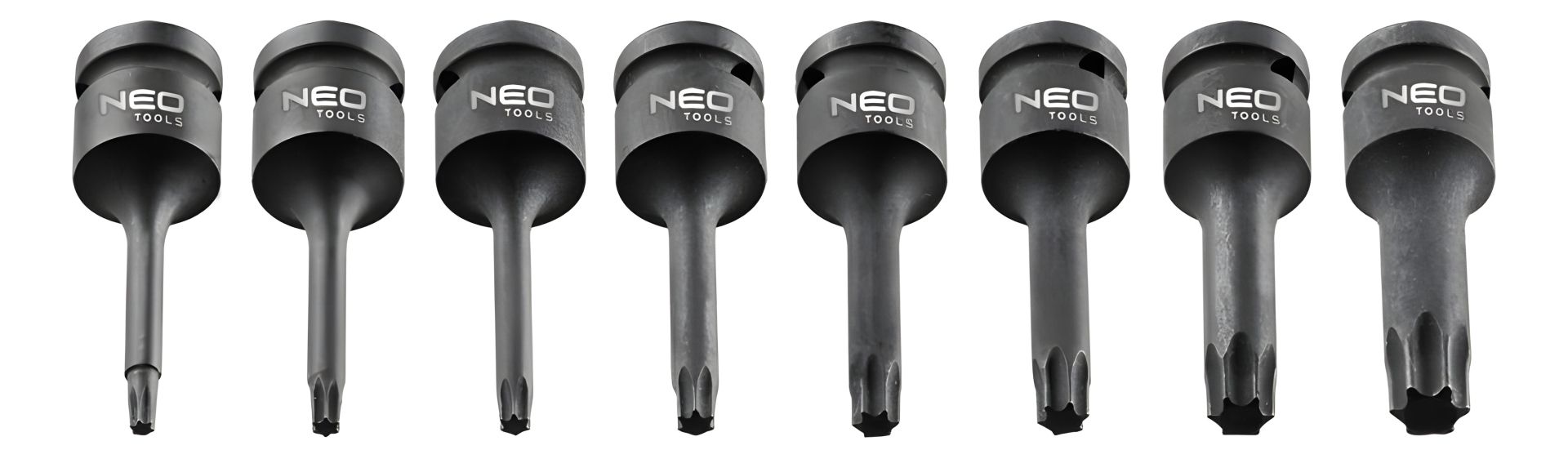 9 ударных ключей Torx NEO 08-712 9 ударных ключей Torx NEO 08-712