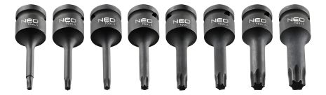 9 ударных ключей Torx NEO 08-712 9 ударных ключей Torx NEO 08-712