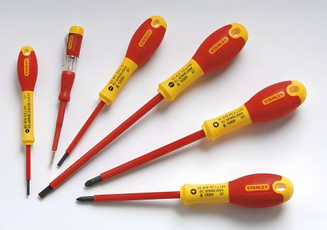 Набір ізольованих викруток електрика "FatMax VDE 1000V" під прямий шліц та шліц "Pozidriv" (6 шт.) STANLEY 0-65-443 - Electric Master