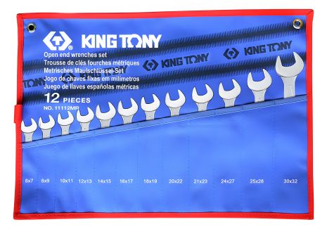 Комплект рожковых ключей 12 шт. (6-32 мм) KING TONY 1112MRN
