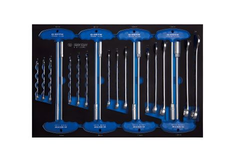 26 PC. Набір щипців, пробійників та молотків (EVA FOAM) від KING TONY 9-91122MRV