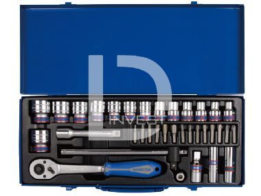 Набор головок 1/2 8-32 мм, 33 предмета KING TONY P4535MR01