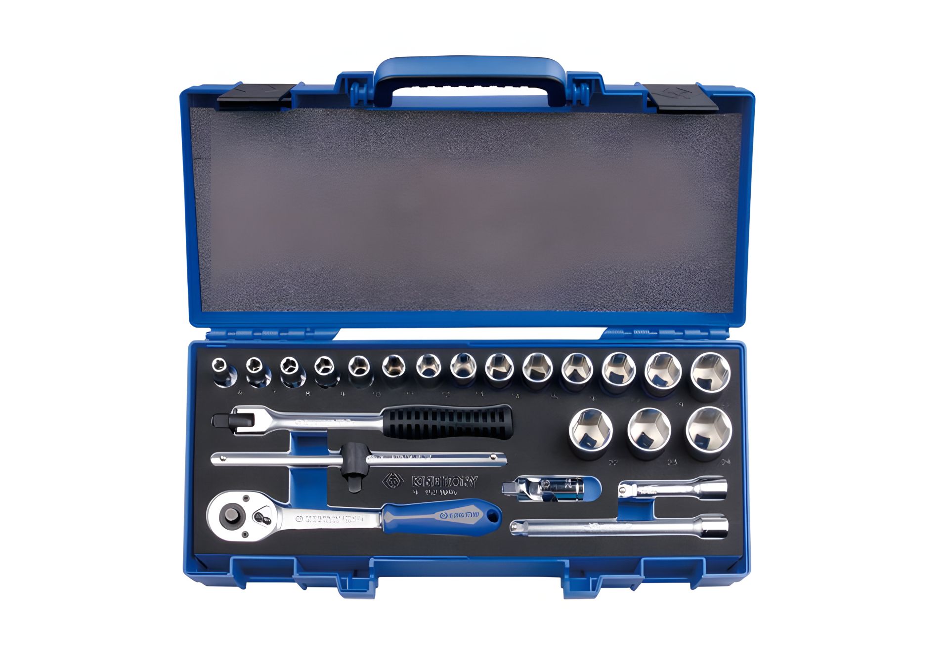 Набір головок 3/8" 6-гран. 6-22 мм, 23 шт. KING TONY 3523MRV10 Набір головок 3/8" 6-гран. 6-22 мм, 23 шт. KING TONY 3523MRV10
