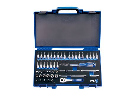 Набор 6-гранных головок 1/4" (4-14 мм) 50 пр., бренд KING TONY 2550MRV