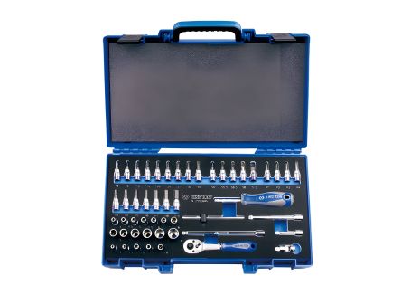 Набір головок 1/4" 6 гр. 50 ін. (4-14 мм) KING TONY 2550MRV