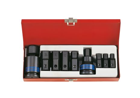 Набор ударных шестигранников 11 ед. 3/4" (10-32 мм) KING TONY 6411MP