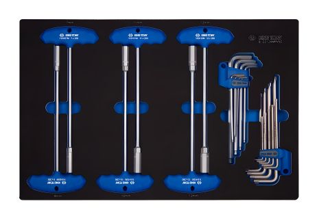 Набір ключів з 24 предметів у HEX (EVA ложемент) KING TONY 9-22124MRV50