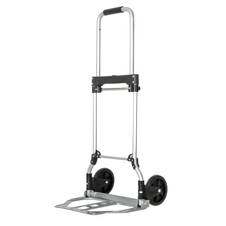 Складная ручная тележка, 60 кг, 450×420×960 мм, колеса: 150 мм, алюминиевая INTERTOOL LT-9005 Складная ручная тележка, 60 кг, 450×420×960 мм, колеса: 150 мм, алюминиевая INTERTOOL LT-9005