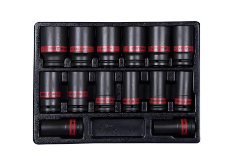 14 предметний набір 1/2"DR. 6PT Impact Socket Set для Trolley, KING TONY 9-6414SP 14 предметний набір 1/2"DR. 6PT Impact Socket Set для Trolley, KING TONY 9-6414SP