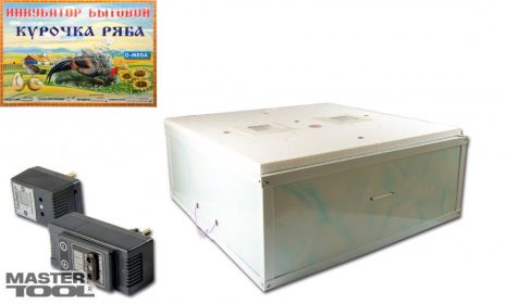 Инкубатор бытовой 130 яиц, механический переворот MASTERTOOL 92-0818