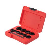 Комплект экстракторов для поврежденных болтов и гаек, 10 шт. INTERTOOL SD-8007