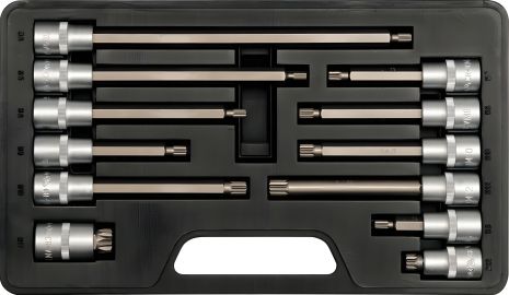 Комплект із 12 подовжених насадок Spline Yato YT-7753