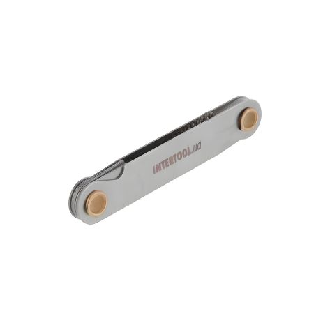 Резьбомер метрический, 12 шт., 0,5-3,0 мм INTERTOOL SD-8400