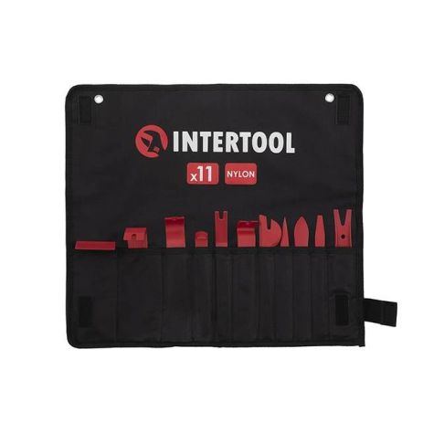 Набор съемников клипс и обшивки салона, 11 шт INTERTOOL AT-0152