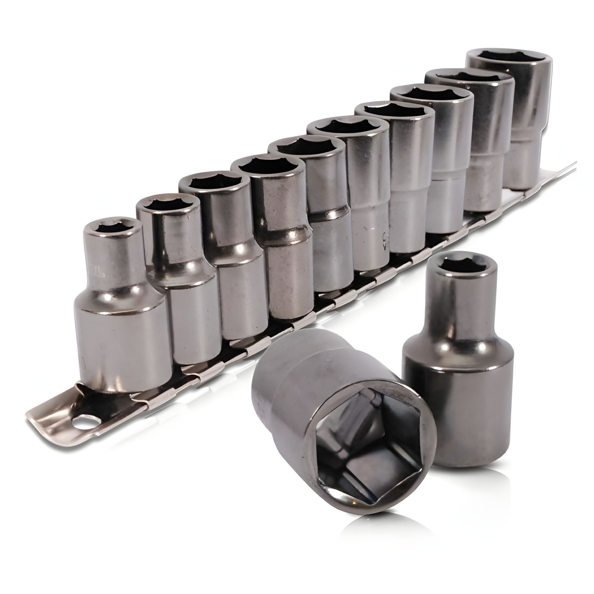 Набір головок 1/2" INTERTOOL ET-6006, 10 штук Набір головок 1/2" INTERTOOL ET-6006, 10 штук