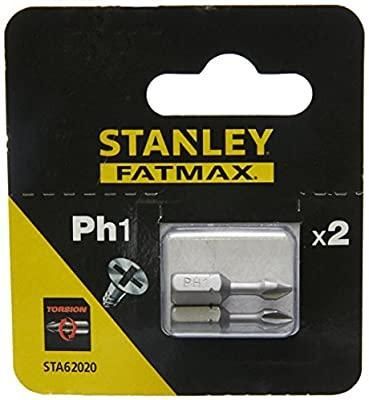 Бита усиленная TORSION Ph 1 (L=25 мм, 2 ед.) STANLEY STA62020