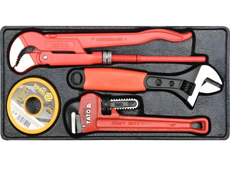 Вставки для інструментального ящика з розвідними трубними ключами ложемент Yato YT-55480 Вставки для інструментального ящика з розвідними трубними ключами ложемент Yato YT-55480