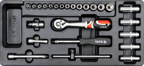 Ложемент для інструментального ящика Yato YT-5541, на 25 інструментів під 1/4''