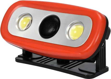 Светильник переносной, светодиод 3,7В Li-Ion аккумул 2000Лм с 2 динамиками по 15Вт, заряд. USB Yato YT-81808