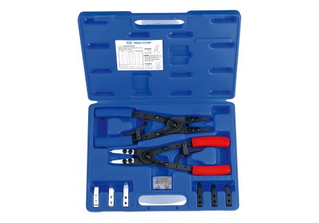 Знімач стопорних кілець із змінними насадками 267 мм KING TONY 45115PP Знімач стопорних кілець із змінними насадками 267 мм KING TONY 45115PP