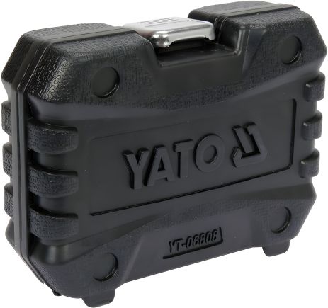 Шестигранные Насадки (Тормозные Суппорты): Квадр-3/8", 1/2" 7-22 мм, 11 шт. Yato YT-06808