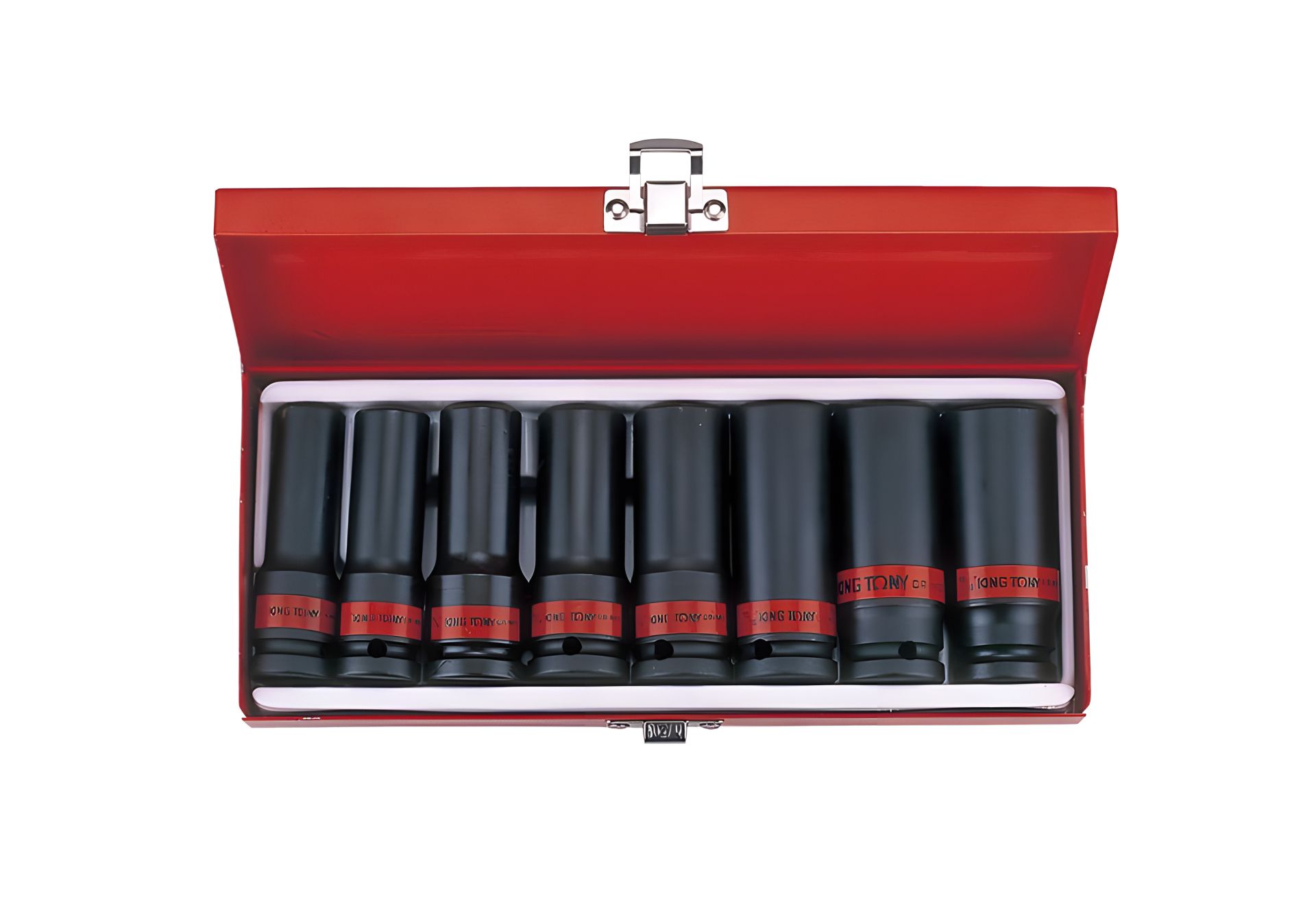 Набор ударных глубоких головок 1/2", 8 ед. 1/2-15/16, KING TONY 4410SP Набор ударных глубоких головок 1/2", 8 ед. 1/2-15/16, KING TONY 4410SP