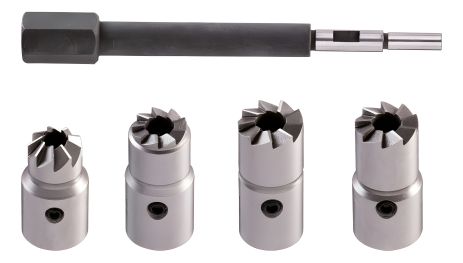 Набор фрез для чистки седел дизельных форсунок, NEO 11-218, 4 шт