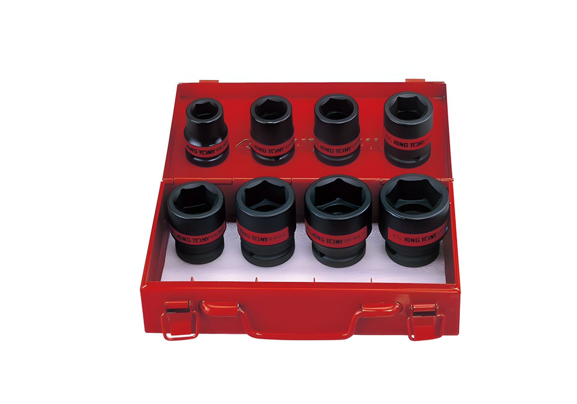 Набор головок 3/4" ударных Дюйм 8ед. (3/4" - 1-1/2") KING TONY 6408SP10 Набор головок 3/4" ударных Дюйм 8ед. (3/4" - 1-1/2") KING TONY 6408SP10