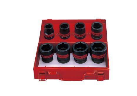 Набор головок 3/4" ударных Дюйм 8ед. (3/4" - 1-1/2") KING TONY 6408SP10