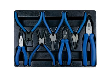 Комплект шарнірно-губцевого інструменту, 7 ін. в лотку, KING TONY 9-40207GP Комплект шарнірно-губцевого інструменту, 7 ін. в лотку, KING TONY 9-40207GP