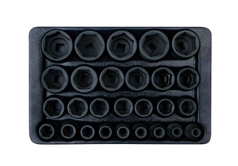 Набор ударных головок 27PC.1/2" от KING TONY 9-4427MP Набор ударных головок 27PC.1/2" от KING TONY 9-4427MP