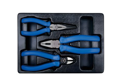 Набор шарнирно-губцевого инструмента 3 предмета (плоскогубцы, бокорезы, тонкогубцы) KING TONY 9-40103GP Набор шарнирно-губцевого инструмента 3 предмета (плоскогубцы, бокорезы, тонкогубцы) KING TONY 9-40103GP