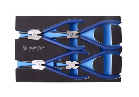 Набір знімачів стопорних кілець, ложемент EVO, 4 предмети KING TONY (9-42114GPV)