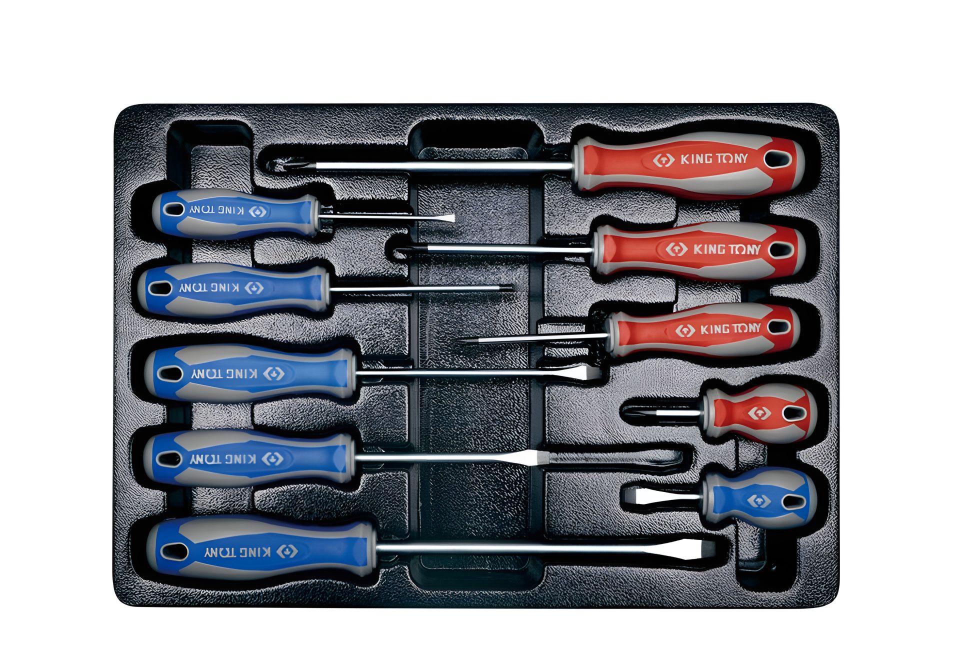 Комплект викруток 10 предметів (шліц-6 шт., Філіпс-4 шт) KING TONY 9-31110MR Комплект викруток 10 предметів (шліц-6 шт., Філіпс-4 шт) KING TONY 9-31110MR