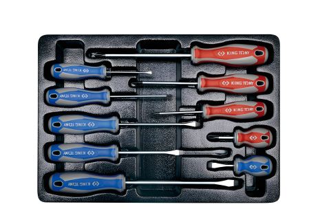 Набір викруток 10 предметів (шліц-6 шт., Філіпс-4 шт) KING TONY 9-31110MR