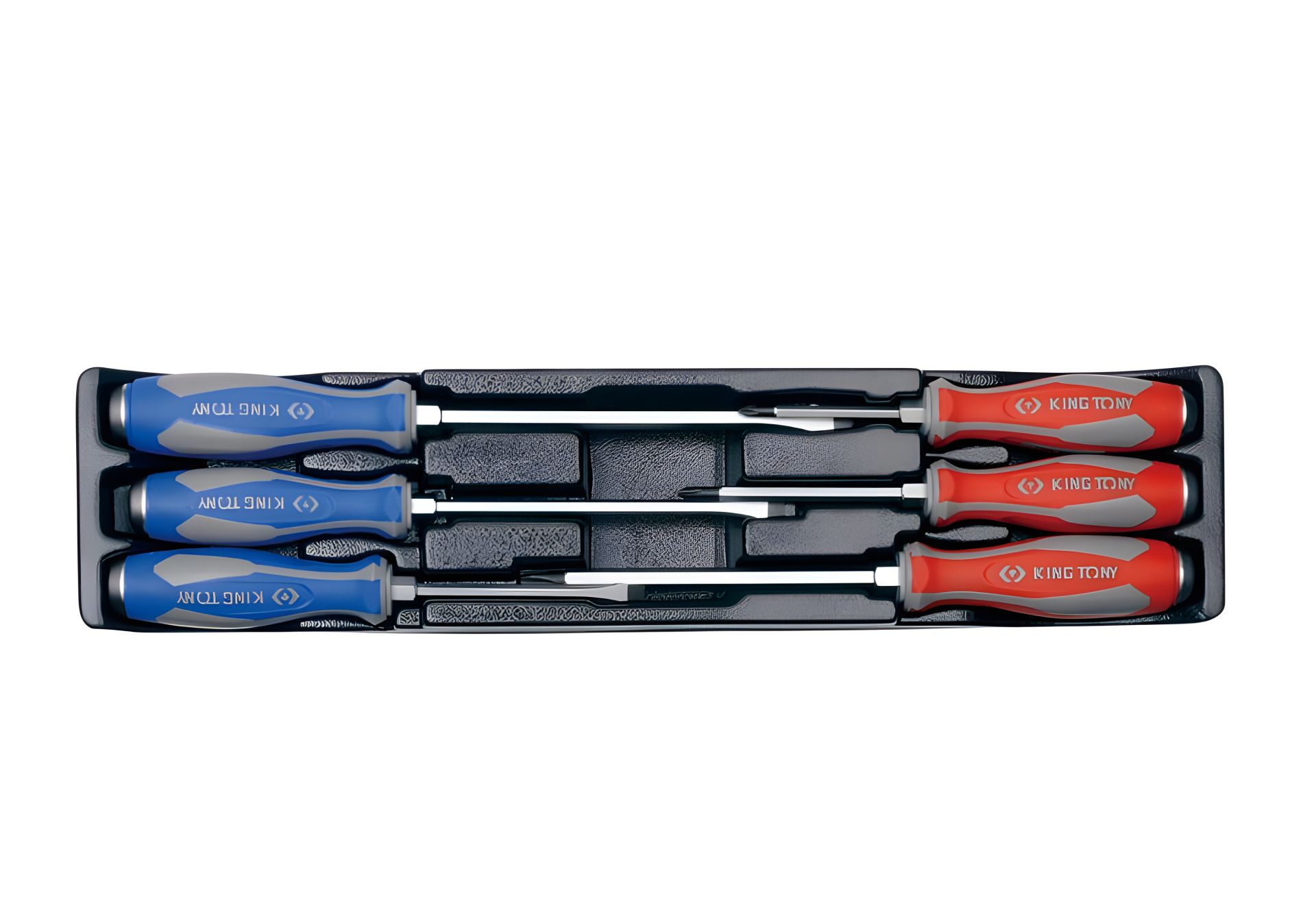 Набір посилених викруток (6 од.) у ложементі KING TONY 9-30206MR Набір посилених викруток (6 од.) у ложементі KING TONY 9-30206MR
