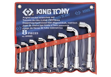 Набор ключей Г-образных 8 шт. (8-19 мм) KING TONY 1808MR