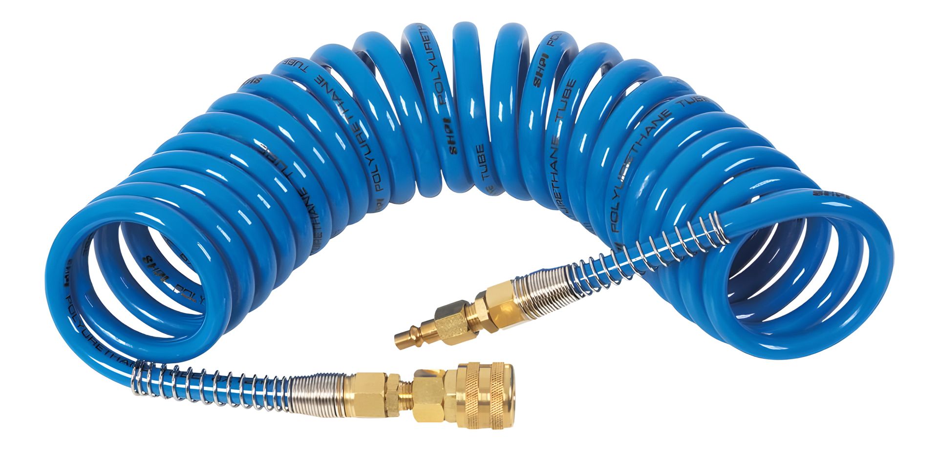 Шланг спіральний високого тиску 10 м/8 мм-12 мм, поліуретановий, 8 бар NEO 12-075 Шланг спіральний високого тиску 10 м/8 мм-12 мм, поліуретановий, 8 бар NEO 12-075