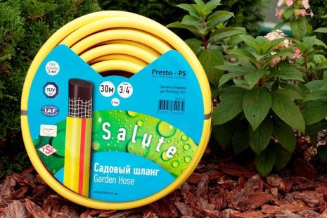 Садовый поливальный шланг Presto-PS Salute, диаметр 3/4 дюйма, длина 50 м (SN 3/4 50)