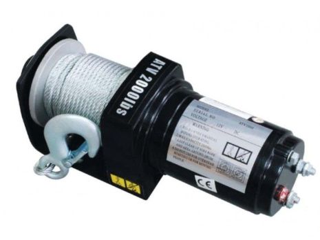 Лебідка електрична автомобільна 12В, 900кг INTERTOOL GT1470 Лебідка електрична автомобільна 12В, 900кг INTERTOOL GT1470