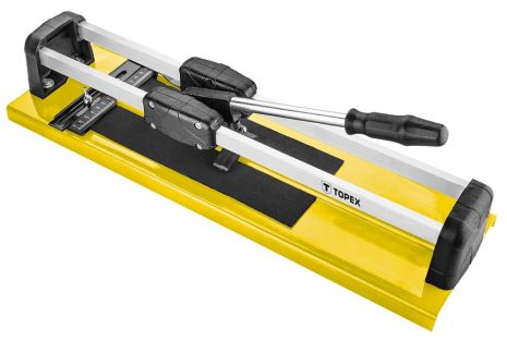 Плиткоріз 400 мм, що направляють із профілю 20 x 10 мм, шарикопідшипники, ріжучий ніж діам. 6 мм Topex 16B056