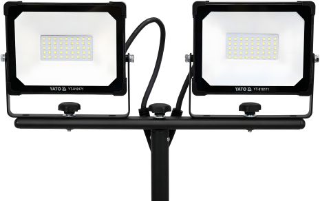 Светодиодные прожекторы на штативе 2x30 Вт, 230 В, Yato YT-818171