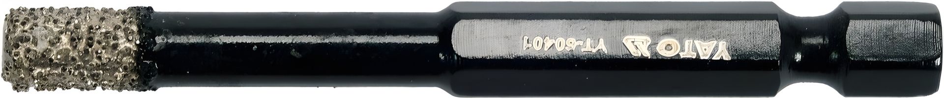 Свердло з алмазною кромкою Ø=6 мм, Yato YT-60401 Свердло з алмазною кромкою Ø=6 мм, Yato YT-60401