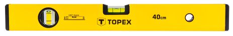 Будівельний рівень алюмінієвий 120 см, 2 ампули Topex 29C505