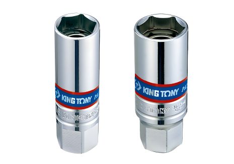 Свічкова шестигранна головка 3/8", 16 мм, з магнітним фіксатором KING TONY 366516