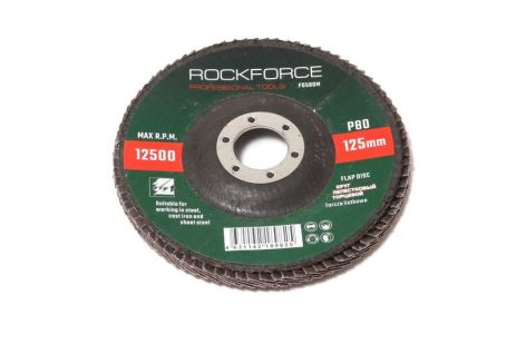 Круг лепестковый торцевой 115х22мм P100 ROCKFORCE FORSAGE RF-FD4100M