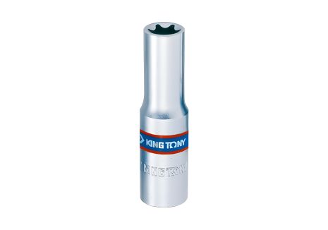 Головка-зірочка 3/8" Е14 подовжена KING TONY 327514M