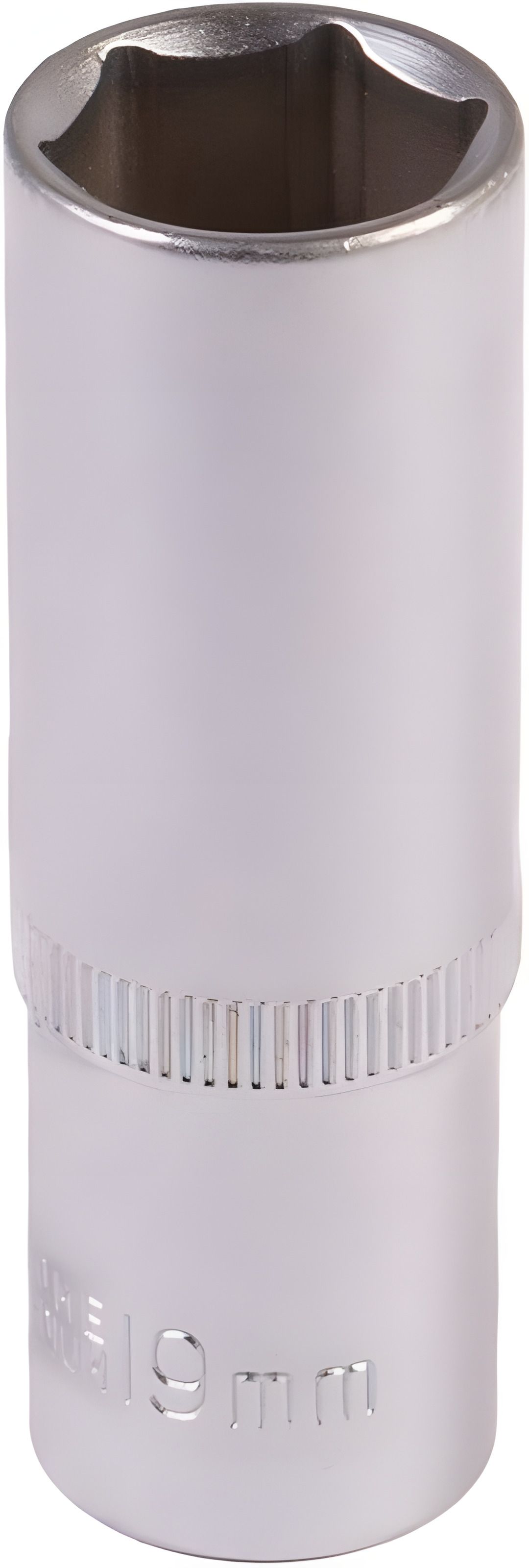 Удлиненная торцевая головка ½" 19 мм, 78 мм CrV MASTERTOOL 78-0519 Удлиненная торцевая головка ½" 19 мм, 78 мм CrV MASTERTOOL 78-0519