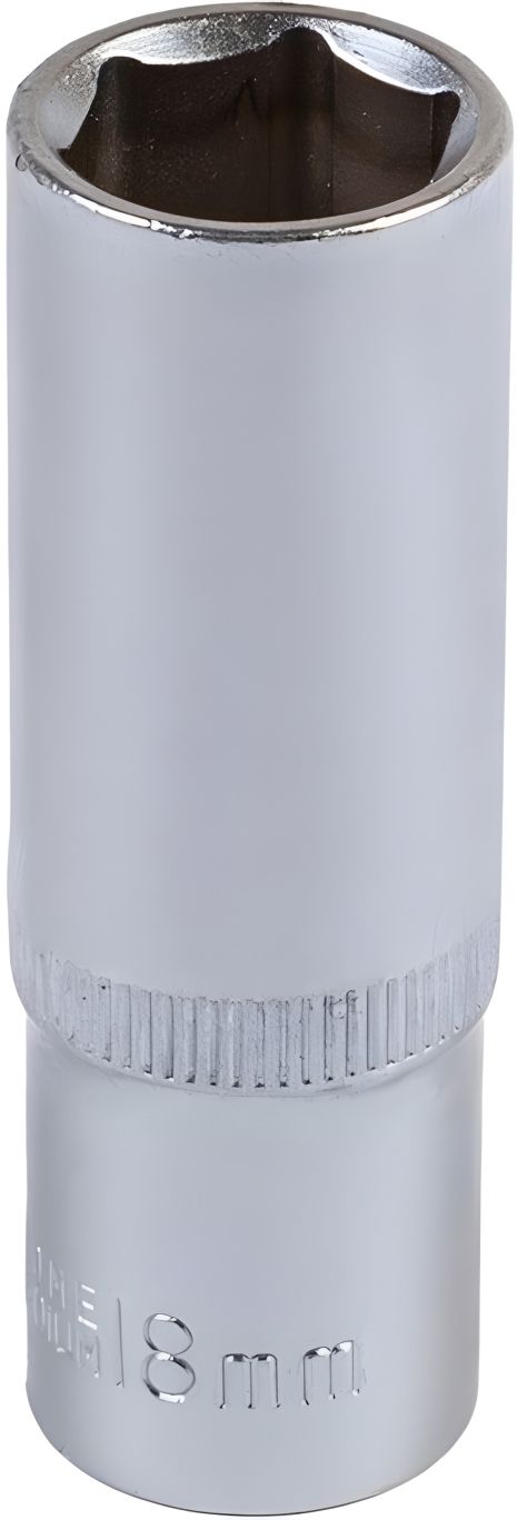 Удлиненная торцевая головка 6-гранная ½" 18 мм L 78 мм CrV MASTERTOOL 78-0518